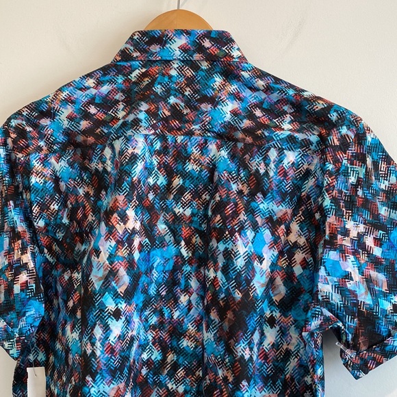 NEW Robert Graham Men’s Cotton Short Sleeve Shirt - Picture 9 of 9